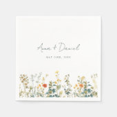 Wildflower Wedding Servet (Voorkant)
