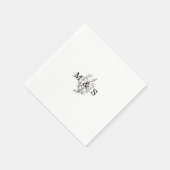 Wildflower Wedding Servet (Hoek)