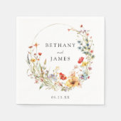 Wildflower Wedding Servet (Voorkant)