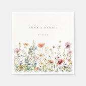 Wildflower Wedding Servet (Voorkant)