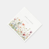 Wildflower Wedding Servet (Hoek)