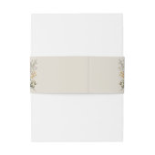 Wildflower Wedding Uitnodigingen Wikkel (Achterkant Voorbeeld)