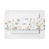 Wildflower Wedding Uitnodigingen Wikkel (Voorkant Voorbeeld)