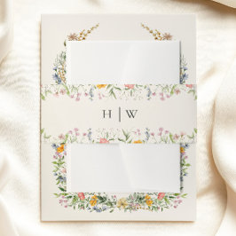 Wildflower Wedding Uitnodigingen Wikkel