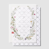Wildflower Wedding Vellum Uitnodigingen (Offset (Uitnodiging))