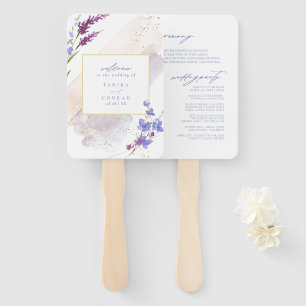 Wildflower Wedding Waterverf Ceremony Peri ID954 Handwaaier