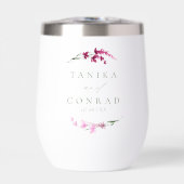 Wildflower Wedding Waterverf Names Fuchsia ID954 (Voorkant)