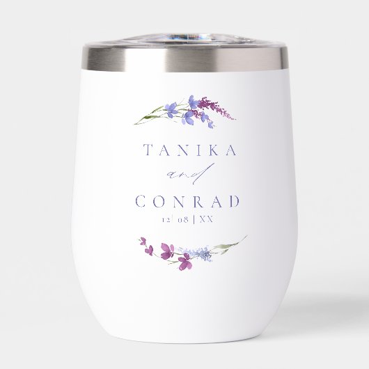 Wildflower Wedding Waterverf Names Peri ID954 (Voorkant)