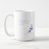 Wildflower Wedding Waterverf Names Peri ID954 Koffiemok (Links)