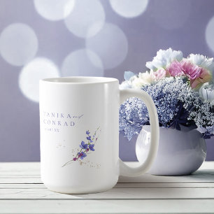 Wildflower Wedding Waterverf Names Peri ID954 Koffiemok