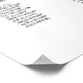 Wildflower Wedding Zitting Grafiek Sjabloon Poster (Hoek)