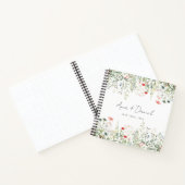 Wildflower weduwnaar-gastenboek notitieboek (Binnen)