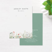 Wildflower Weide Sieradendisplayskaart Visitekaartje (Bureau)