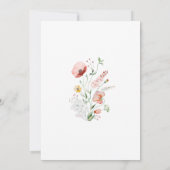 Wildflower Weide Trouwdetails Kaart (Achterkant)