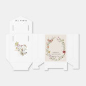 Wildflower wenst een Baby shower in bloei Bedankdoosjes (Uitgevouwen)