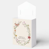 Wildflower wenst een Baby shower in bloei Bedankdoosjes (Geopend)
