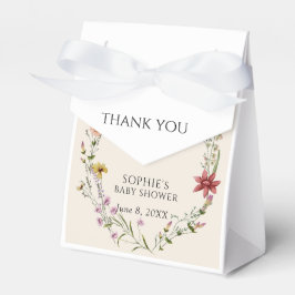 Wildflower wenst een Baby shower in bloei Bedankdoosjes