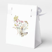 Wildflower wenst een Baby shower in bloei Bedankdoosjes (Achterkant)