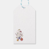 Wildflower wenst een Baby shower in bloei Cadeaulabel (Achterkant)