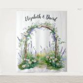 Wildflower Whimsy Backdrop Wandkleed (Voorkant)