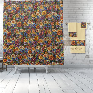 Wildflower Whimsy Douchegordijn