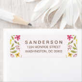 Wildflower Whimsy | Rustieke bloemen Etiket (Insitu)