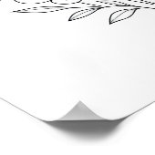 Wildflower Whisper” Minimalist Botanical Print (Hoek)