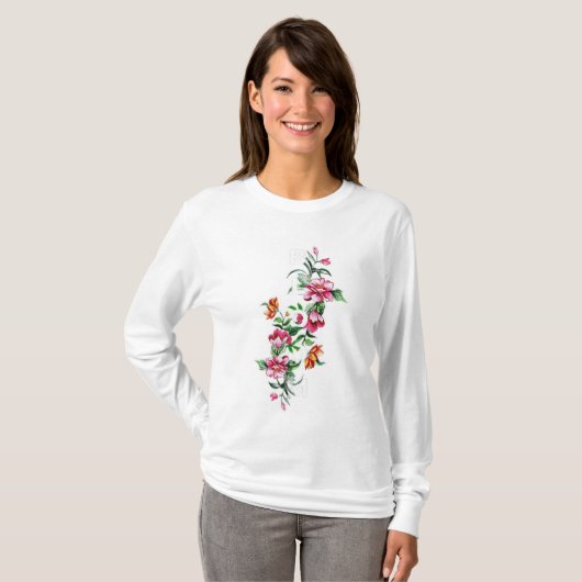 Wildflower Whisper ontwerp voor t-shirt (Voorkant volledig)