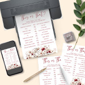 Wildflower Wie kent het Vrijgezellenfeest spel Kaart