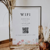 Wildflower WiFi-code, QR-code WiFi Connect Kaart