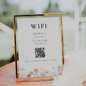 Wildflower WiFi-code, QR-code WiFi Connect Kaart