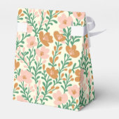 Wildflower wijnstokken Elegant Roze Bloemen Floral Bedankdoosjes (Achterkant)