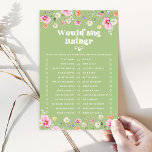 Wildflower Wil ze liever vrijgezellenfeest spel<br><div class="desc">Wildflower Zou ze liever vrijgezellenfeest spel Matching games beschikbaar.</div>