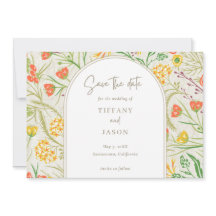 Wildflower Wild Meadow Outdoor Wedding