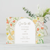 Wildflower Wild Meadow Outdoor Wedding Save The Date (Staand voorkant)