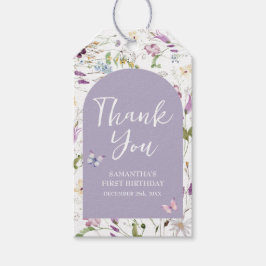Wildflower Wild ONE Butterfly Garden Bedankt Cadeaulabel