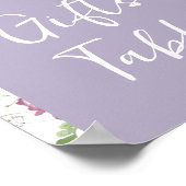 Wildflower Wild ONE Butterfly Garden Gifts Table Poster (Hoek)