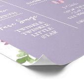 Wildflower Wild ONE Butterfly Garden Milestone Poster (Hoek)