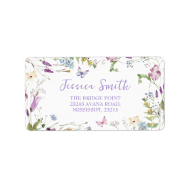 Wildflower Wild ONE Butterfly Garden Party Adres Etiket