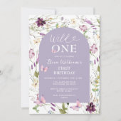 Wildflower Wild ONE Butterfly Garden Party Kaart (Voorkant)