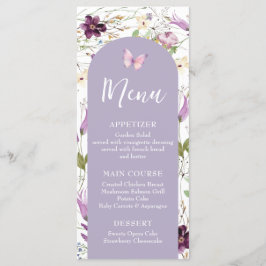 Wildflower Wild ONE Butterfly Garden Party Menu