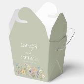 Wildflower Wilde Bloem Bloemen Tuin Bruiloft Bedankdoosjes (Geopend)