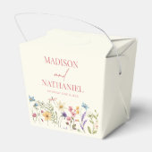 Wildflower Wilde Bloem Bloemen Tuin Bruiloft Bedankdoosjes (Achterkant)