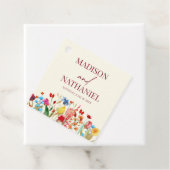 Wildflower Wilde Bloem Bloemen Tuin Bruiloft Bedankjes Labels (In situ)