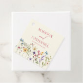 Wildflower Wilde Bloem Bloemen Tuin Bruiloft Bedankjes Labels (In situ)