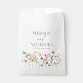 Wildflower Wilde Bloem Bloemen Tuin Bruiloft Bedankzakje (Voorkant)
