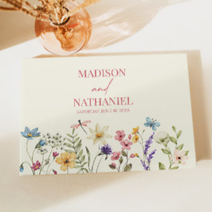 Wildflower Wilde Bloem Bloemen Tuin Bruiloft Gastenboek