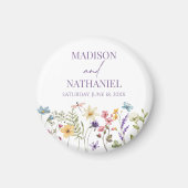 Wildflower Wilde Bloem Bloemen Tuin Bruiloft Magneet (Voorkant)