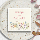 Wildflower Wilde Bloem Bloemen Tuin Bruiloft Servet