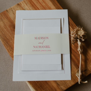 Wildflower Wilde Bloem Bloemen Tuin Bruiloft Uitnodigingen Wikkel